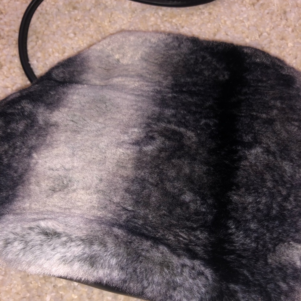 Zara super soft faux fur bag